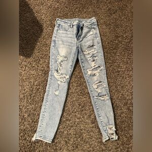 American Eagle super high-rise jegging